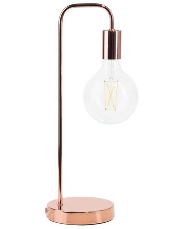 Rézszínű fém asztali lámpa 48 cm SAVENA