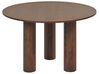 Table de salle à manger ronde ⌀ 120 cm bois foncé ORIN_868127