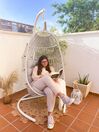 PE Rattan Hanging Chair with Stand Light Grey SESIA_828257