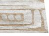 Teppich beige / hellgrau 300 x 400 cm abstraktes Muster MANDAI_883955