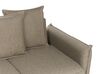 Canapé-lit avec rangement en tissu marron KRAMA_898340