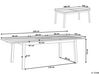 Záhradný rozkladací stôl z akáciového dreva 180/240 x 100 cm tmavé drevo CESANA_868545