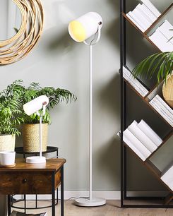 Lattiavalaisin metalli valkoinen TYRIA Lattiavalaisin metalli valkoinen TYRIA