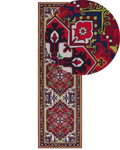 Matto kangas punainen 60 x 200 cm COLACHEL Matto kangas punainen 60 x 200 cm COLACHEL