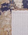 Teppich mehrfarbig 150 x 230 cm abstraktes Muster Kurzflor KULP_817401