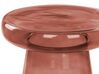Table d'appoint en verre rouge foncé ⌀ 39 cm CALDERA_883017