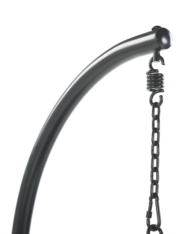 Support Pour Hamac Ou Fauteuil Suspendu En Métal - Pied En Forme De C, Rotation 360°, Charge 180 Kg