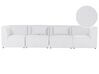 4 Seater Modular Jumbo Cord Sofa Off White LEMVIG_875574