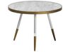 Konferenční stolek s mramorovým efektem bílý/zlatý RAMONA_705733