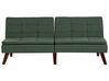 Fabric Sofa Bed Green RONNE_898171