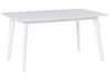 Rozkladací jedálenský stôl 150/195 x 90 cm biely SANFORD_675485