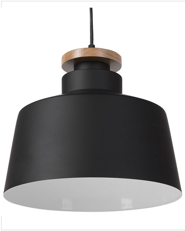 Lampada pendente di alluminio nero DANUBE_690246