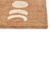 Dywanik łazienkowy bawełniany 50 x 80 cm brązowy ESME_905534