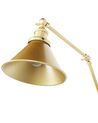 Zestaw 2 metalowych lamp ściennych złoty NARVA_879617