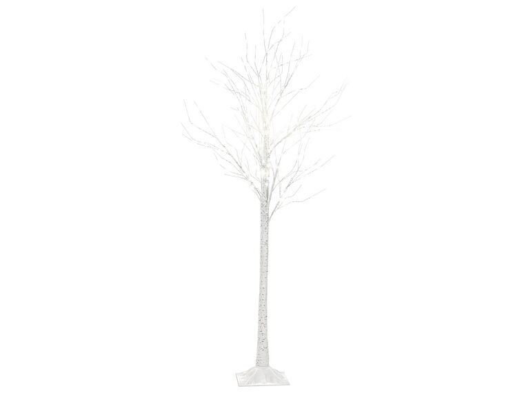 Albero di Natale LED metallo bianco 190 cm LAPPI_835475