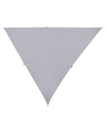 Stínící plachta ve tvaru trojúhelníku 300x300x300 cm LUKKA šedá