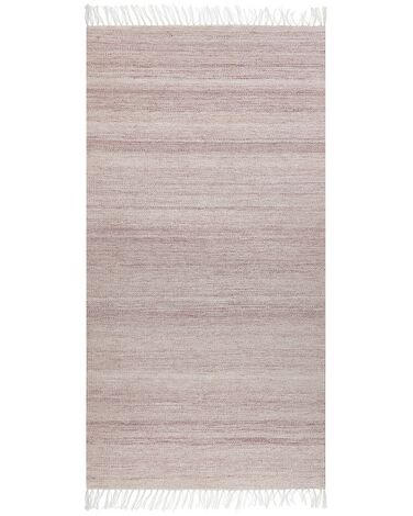 Világospiros szőnyeg 80 x 150 cm MALHIA