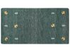 Vlněný koberec gabbeh 80 x 150 cm zelený CALTI_870310