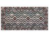Teppich Wolle mehrfarbig 80 x 150 cm HAYMANA_836643