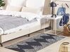 Bavlněný koberec 80 x 150 cm černý/bílý BATHINDA_817011