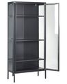 Steel Display Cabinet Black HARTY_850441