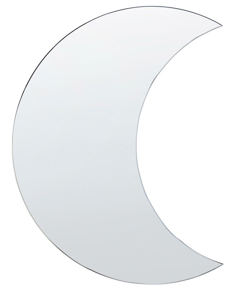 Lustro ścienne księżyc 40 x 60 cm srebrne PESMES_837869