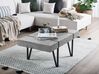 Coffee Table Concrete Effect with Black ADENA_746954