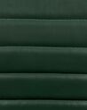 Conjunto de 2 sillas de bar de piel sintética verde LUCERNE II_894494