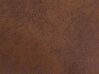 Eläinjakkara keinonahka säilytystila vaaleanruskea 60 x 32 cm COW_710569
