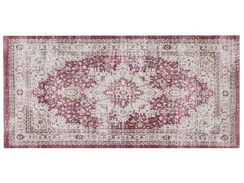 Matto punainen/beige 80 x 150 cm ARHAVI Matto punainen/beige 80 x 150 cm ARHAVI