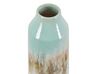 Vaso de cerâmica grés branca e azul 30 cm BYBLOS_810589