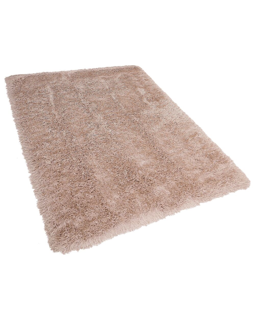 Shaggy Area Rug 140 x 200 cm Beige CIDE Beliani.co.uk