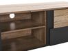 Mueble TV negro/madera clara STERLING_796636