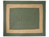 Zöld jutaszőnyeg 300 x 400 cm KARAKUYU_885138