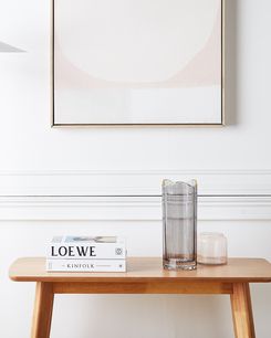 Kukkamaljakko lasi harmaa 30 cm PERDIKI