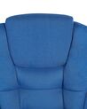 Chaise de bureau en tissu bleu ROYAL_752157