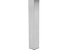 Mesa de comedor de metal/granito gris oscuro/plateado 180 x 90 cm GROSSETO_448933