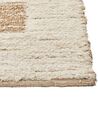 Teppich Baumwolle / Jute beige 200 x 300 cm geometrisches Muster Kurzflor ZIARAT_869779