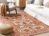Vlněný koberec 140 x 200 cm oranžový/béžový ADILCEVAZ_836533