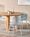 Set of 4 Dining Chairs Light Blue EMORY_876374
