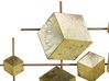 Wall Décor Cubes Gold FLEROVIUM_843746