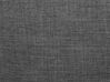 Soffa 3-sits mörkgrå avtagbart överdrag GILJA _742566