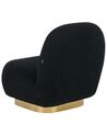 Boucle Armless Chair Black LOVIISA_899161