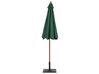Tuinset 6-zits met parasol acaciahout groen AMANTEA_880732