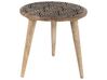 Conjunto de 2 mesas de apoio em madeira clara de mango SHARMA_857343