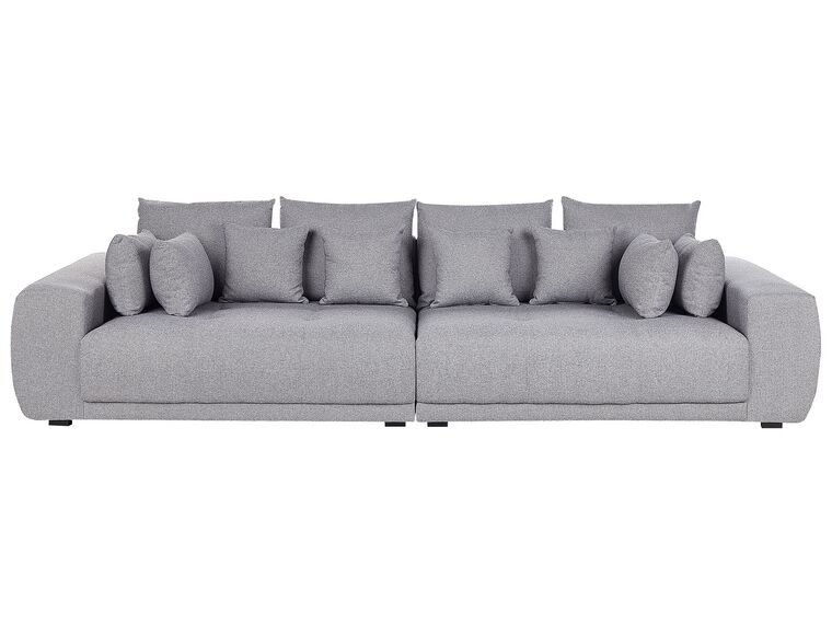4 Seater Fabric Sofa Grey TORPO_871692