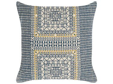 Cotton Cushion Geometric Pattern 50 x 50 cm Multicolour SIDI