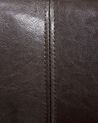 Faux Leather Armchair Brown BORWICK_698088