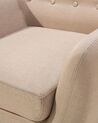 Fabric Armchair Beige MOTALA_509090