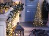 Venkovní vánoční stromek s LED osvětlením 60 cm stříbrný PUKSALA_812474